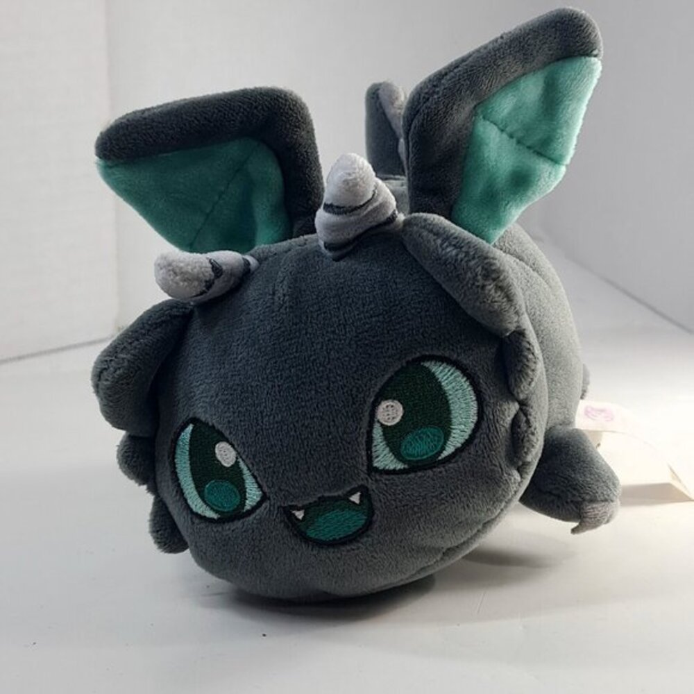 Aphmau MeeMeows Catface Dragon cat face gray grey Plush stuffed Animal‎ wings